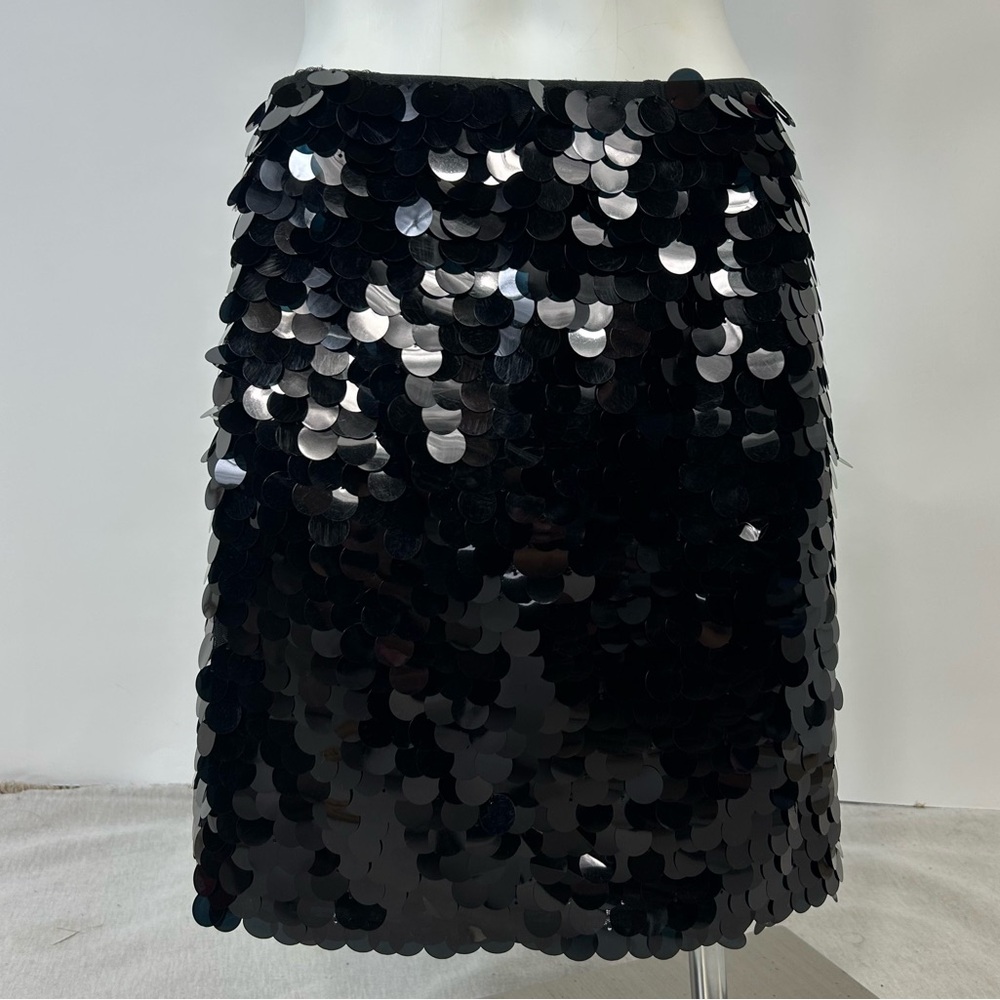NEW Sincerely Jules Black Sequin Mini Skirt K